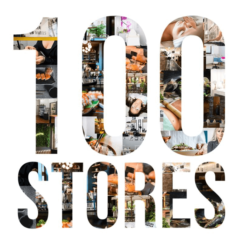 100 stores